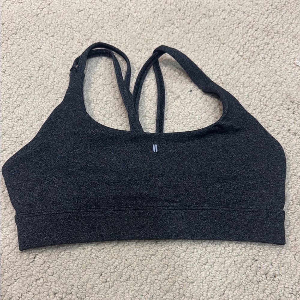NOBULL Black Racerback Sports Bra Medium Support